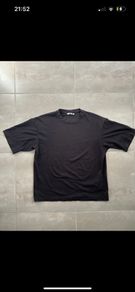 Uniqlo Mens Oversized T-Shirt Black