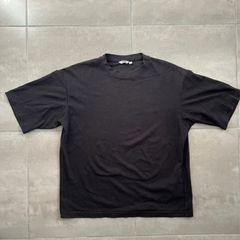 Uniqlo Mens Oversized T-Shirt Black