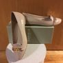 CARVELA Nude Patent Flats 40 New  /   Kurt Geiger Gold Chain Loafers Image 7