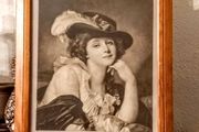 Vintage picture of a lady