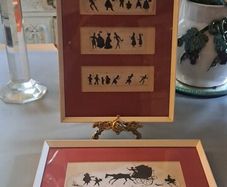 2 X Antique Silhouettes Pictures