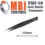 ESD Safe Anti-Static Stainless Steel Tweezers Electronic Repair Precision Tools ESD-16 Image 3