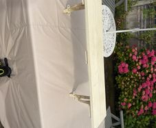 2x Meadows & Byrne shelves, in good, just need to be painted.