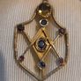 Antique 14ct Gold Masonic Pin Image 3