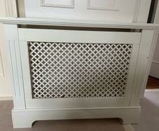 Georgian White Radiator Cover