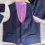 Daniel Grahame Navy 3 piece suit like new size 40S Image 4