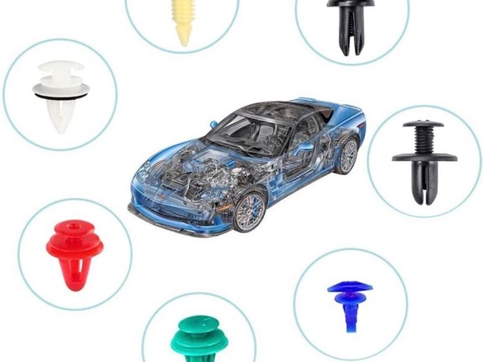 925Pcs Car Bumper Retainer Clips Plastic Rivets Fasteners Tailgate Handle Rod Clip, 26 Most Popular Sizes Auto Push Pin Rivets Set- Door Trim Panel Fender Clips for GM Ford Toyota Honda Chrysler (FREE POSTAGE)