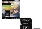 PNY High Performance Micro SD SDHC Memory Card Class10 100MB/s UHS-1 U1 with SD Adapter - 32GB