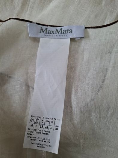 Max mara cream tunic dress size S