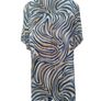 Vintage 80s 90s Retro abstract pattern longline blouse size 10 Postage included Image 3