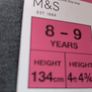 M &S grey pinafore, 8-9 yrs Image 5