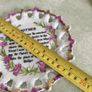 Commemorative 8" Mother Plate Vintage from 1960's Floral Pattern Hanging Image 2