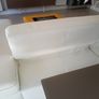 Leather sofa Italian White BARDI brand Image 6