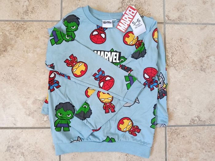 Marvel Avengers Boys Sweat Set (Sweatshirt+Shorts) 5-6 years, 110-116 cm, 100% Cotton NEW