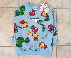 Marvel Avengers Boys Sweat Set (Sweatshirt+Shorts) 5-6 years, 110-116 cm, 100% Cotton NEW