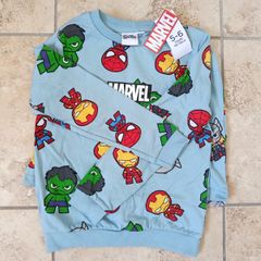 Marvel Avengers Boys Sweat Set (Sweatshirt+Shorts) 5-6 years, 110-116 cm, 100% Cotton NEW