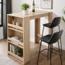 Bar table with 3-tier shelf Image 2