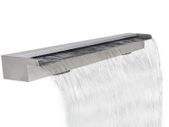 Rectangular Waterfall Pool Fountain Stainless Steel 120 cm