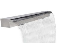 main image for ad Rectangular Waterfall Pool Fountain Stainless Steel 120 cm