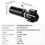 Hydraulic Pump AC 220V Single-Acting 1.7 GPM Flow Rate 3200 PSI Max Relief Pressure for Dump Trailer Car Lifting Image 10