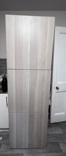 Tall Storage Cabinet / Pantry Unit - Oak Finish