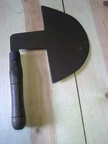 Old Irish blacksmith made vegetable chopping tool