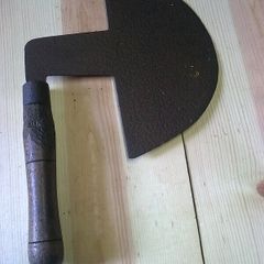 Old Irish blacksmith made vegetable chopping tool