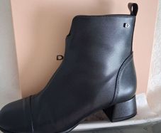 Donna Serena Leather Ankle Boot - Black - UK6 EU39 - BNWT RRP 125