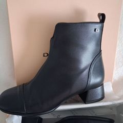 Donna Serena Leather Ankle Boot - Black - UK6 EU39 - BNWT RRP 125