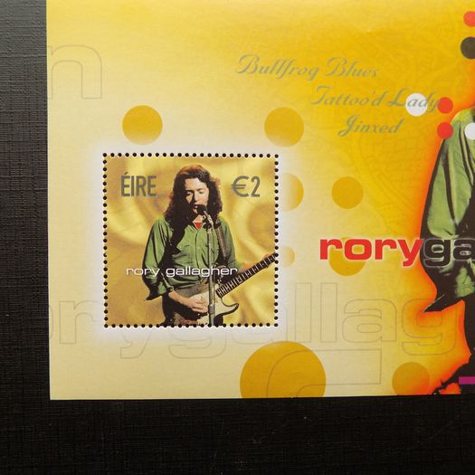 Ireland 2002.Rock Legends.Rory Gallagher.Miniature Stamp Sheet.MNH.