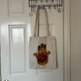 Hand of Fatima White Totebag Image 2