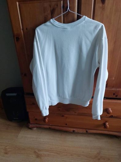 Ladies White Puma Sweatshirt  XS