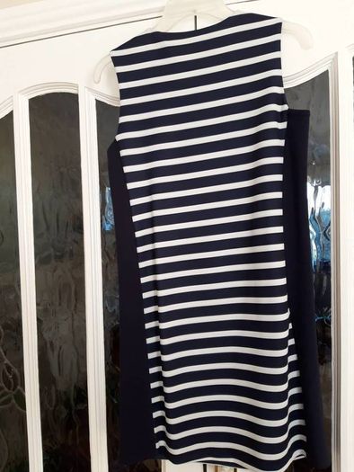 Beautiful New Dress/Tunic/Pinafore Navy/Ivory 10