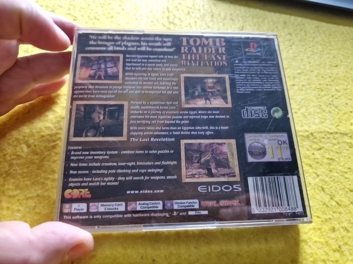 Tomb Raider The Last Revelation PlayStation1 Ps1 PlayStation2 Ps2 games Original