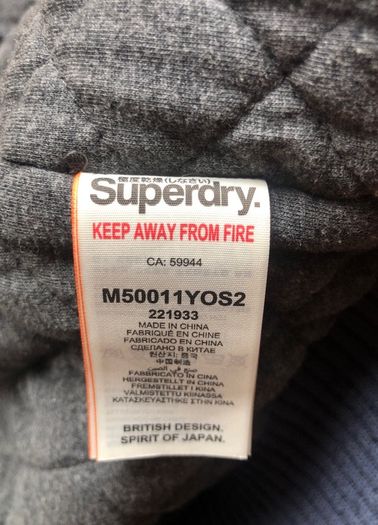 SuperDry Microfibre TheFur Hooded Windbomber Jacket