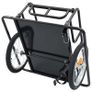 Bike Cargo Trailer 130x73x48.5 cm Steel Black Image 5