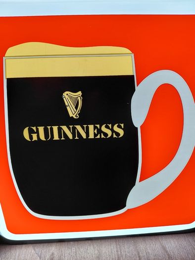 Guinness illuminated wall sign