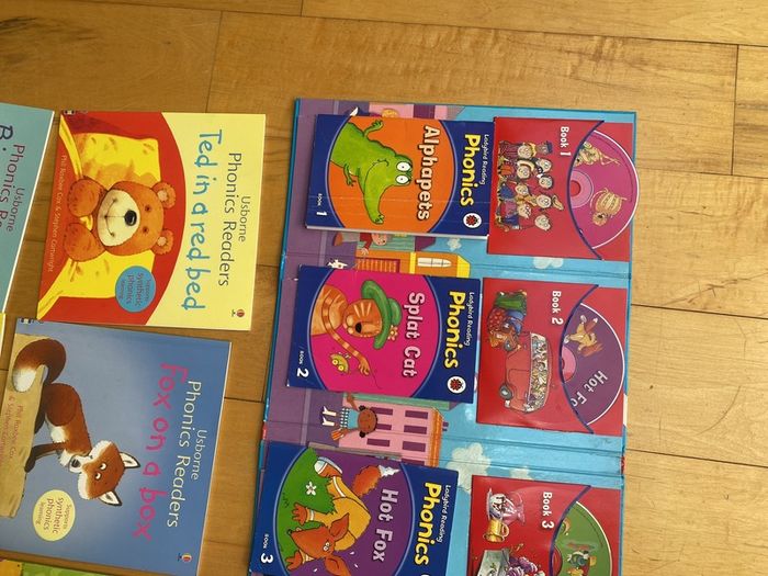 First Phonics Readers Usborne and Ladybird 17 book bundle