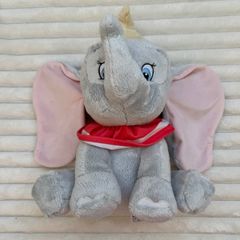 Disney Dumbo Elephant Grey Plush Toy approx. 16 Used Please look at the pictures