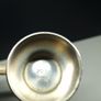 Vintage 1/2 OZ Shot Measure Cup Antler Handle Metal Goblet Made in England Image 3