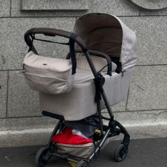 Joolz aer2 carrycot + stroller bundle sandy taupe