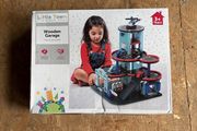 children's toy wooden garage