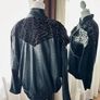 Premium 1980s vintage designer Peter and Jo slip on jacket top UK12 Image 2