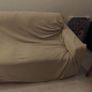Beige 3 seater Sofa cover Image 3
