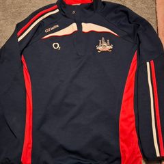 Cork GAA O'Neills 02 Sponsor Hurling Half Zip Jersey (Adult Large) FREE POST