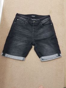 Jack & Jones Regular Fit Denim Short XS Black