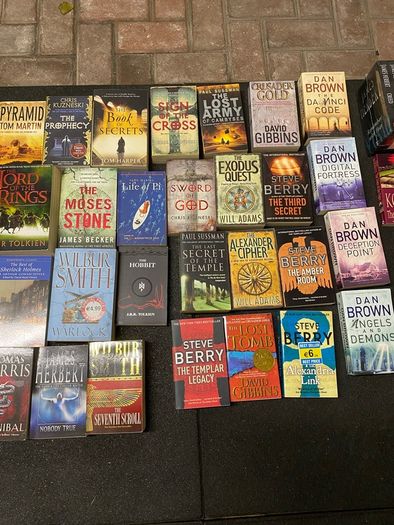 book collection ( mostly fiction 80 books)
