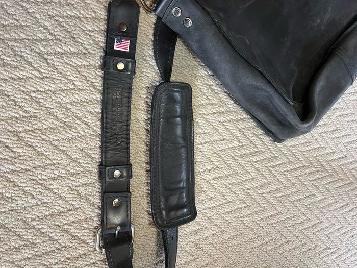 leather bag hand made in the US shoulder bag