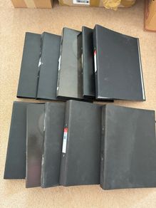 Used folders x 10