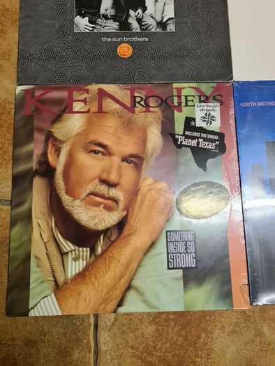 6 X Vinyl Records Bundle Madonna Kenny Rogers John Denver  Kissing Bandits Orleans Brand New